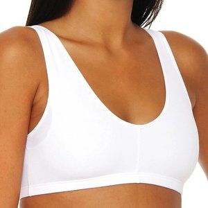 Elita V-neck Camisole With Pockets Bra, Porcelain - 8868